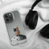 Astronaut Sitting on the Moon - iPhone Case