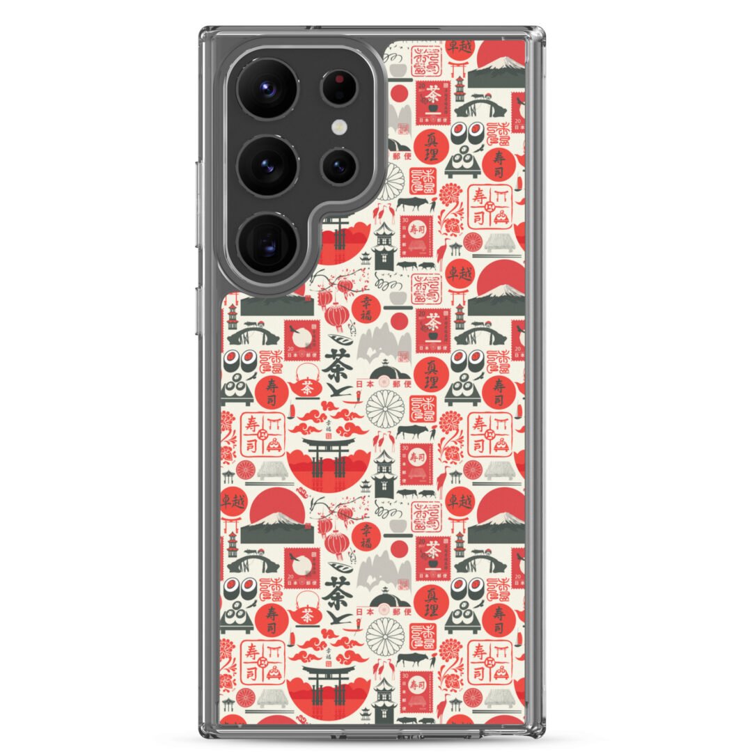 Asian Culture - Clear Galaxy Case