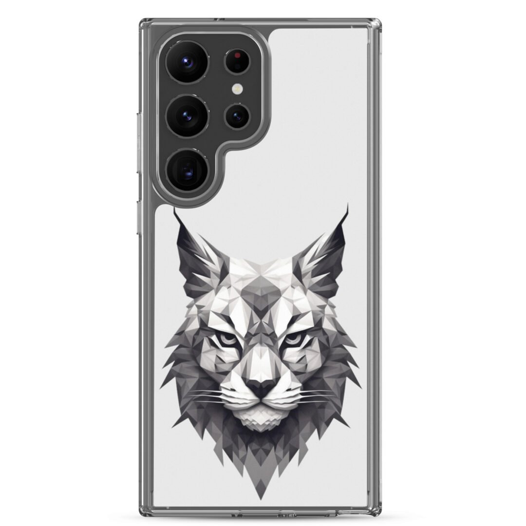 Lynx Head - Clear Galaxy Case
