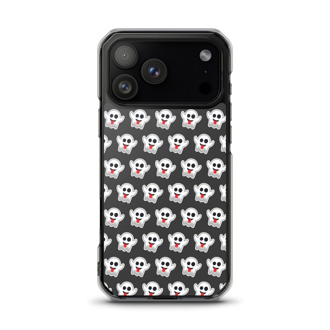 Cute Ghost - Clear iPhone Case