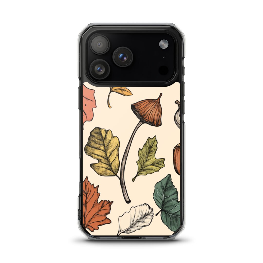 Autumn Leaves - Clear iPhone Case