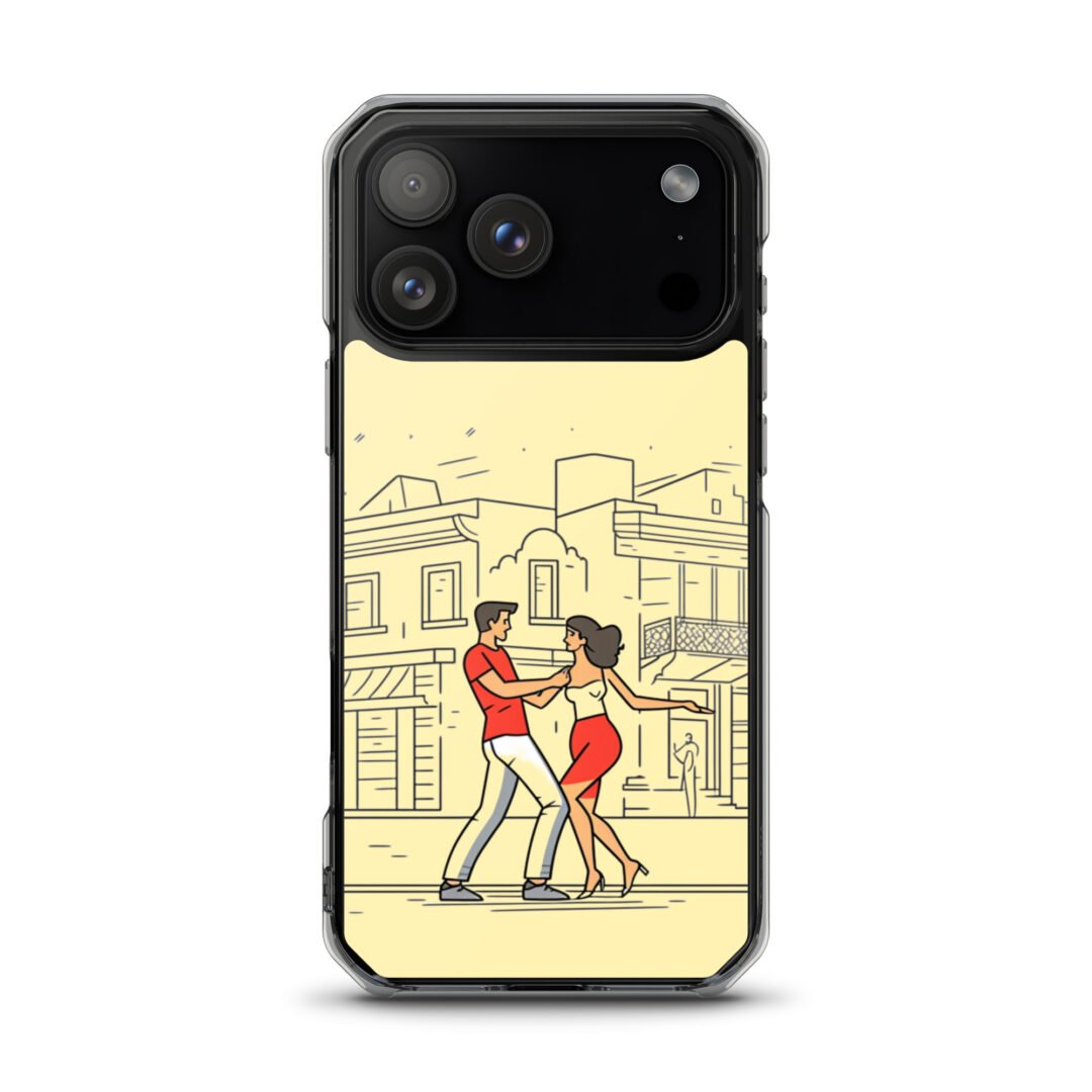 Couple Dancing Bachata - Clear iPhone Case