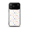 Colorful Little Hearts - Clear iPhone Case