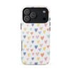 Colorful Little Hearts - Tough iPhone Case