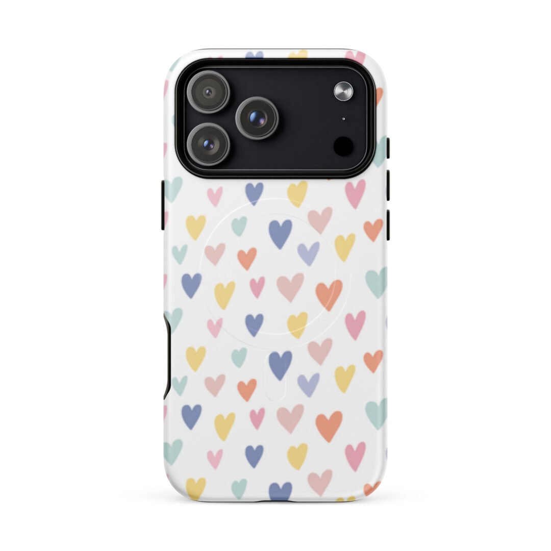 Colorful Little Hearts - Tough iPhone Case