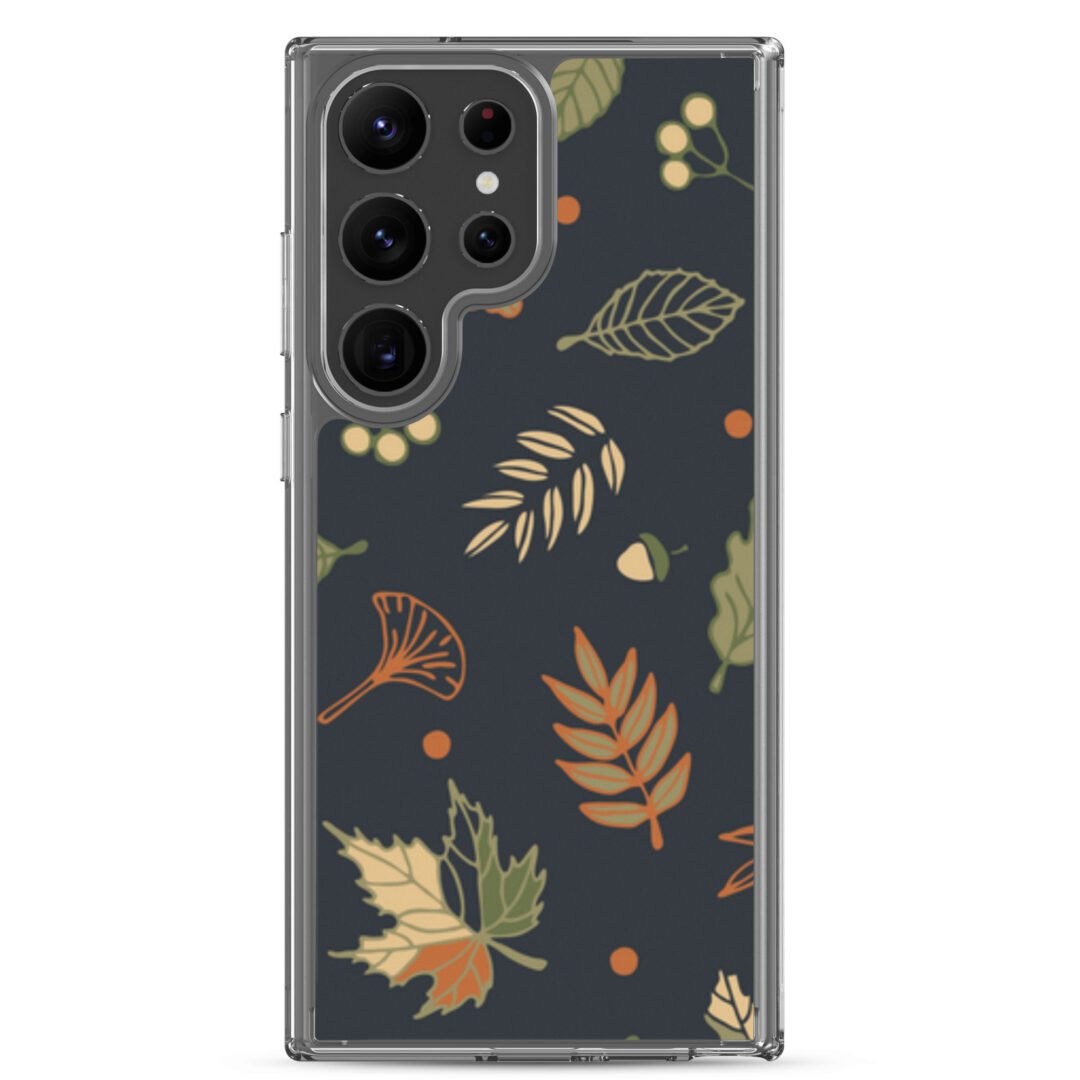 The Falling Leaves - Clear Galaxy Case