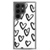 Black Ink Heart - Clear Galaxy Case