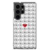 Single Red Heart - Clear Galaxy Case