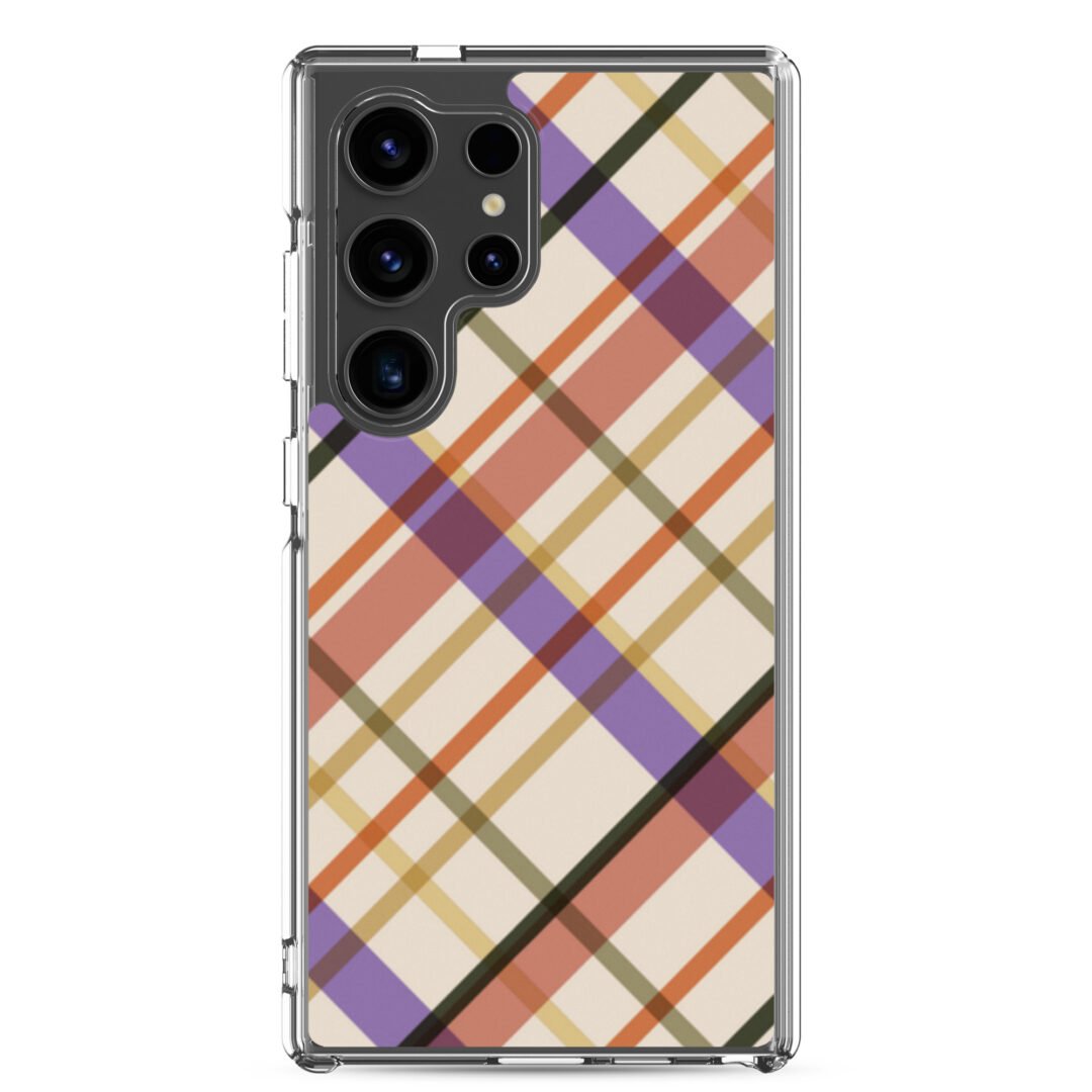Table Cloth Pattern - Clear Galaxy Case