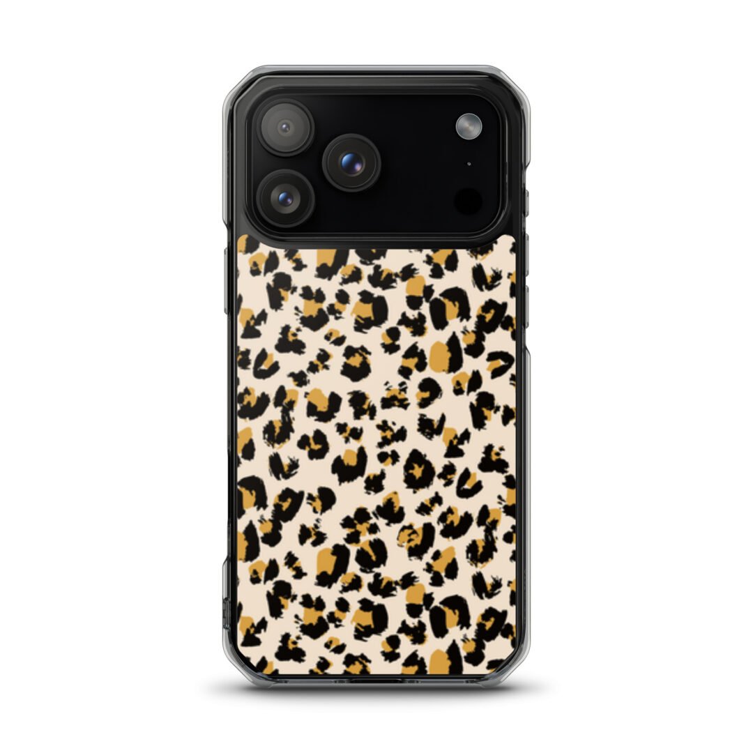 Leopard Print - Clear iPhone Case