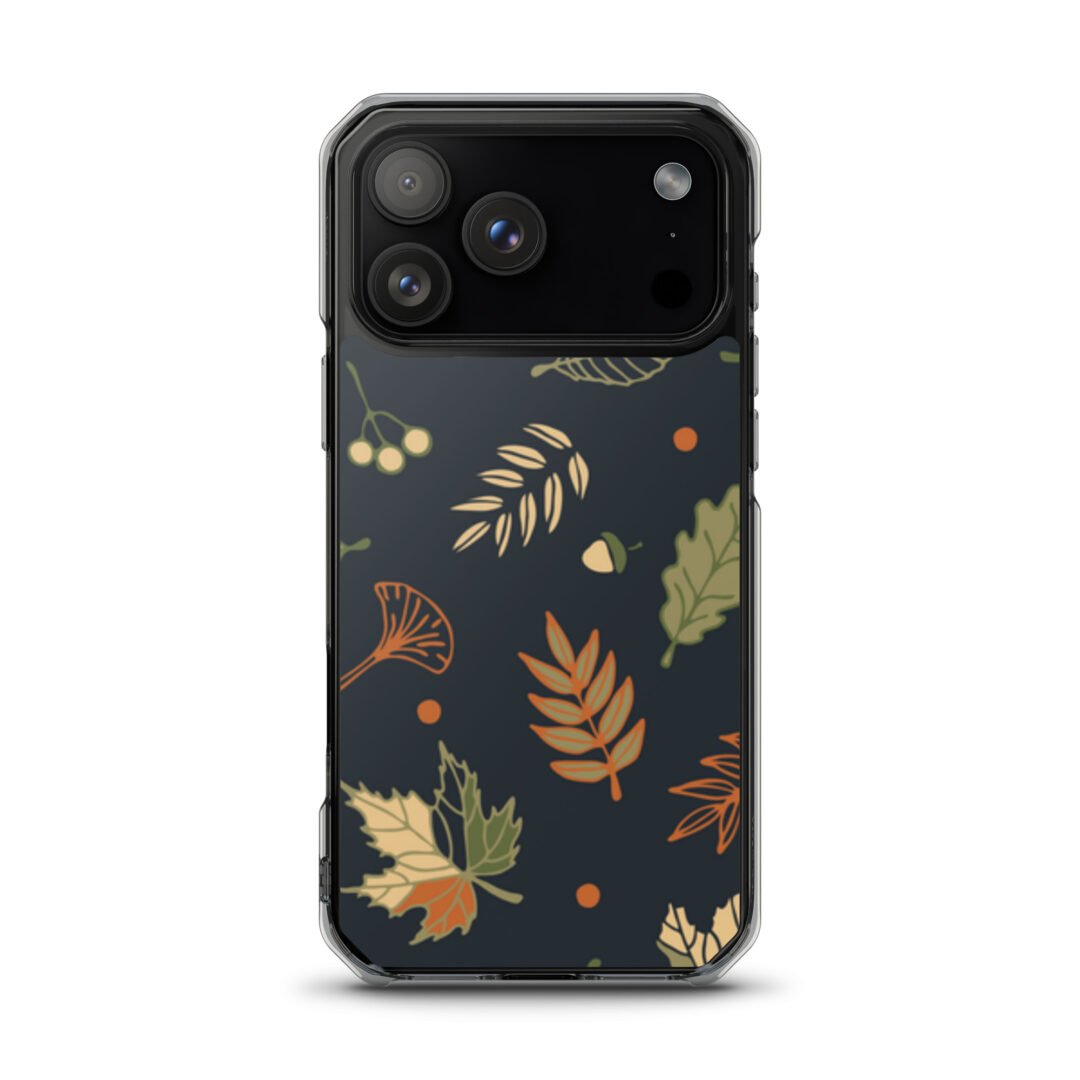 The Falling Leaves - Clear iPhone Case