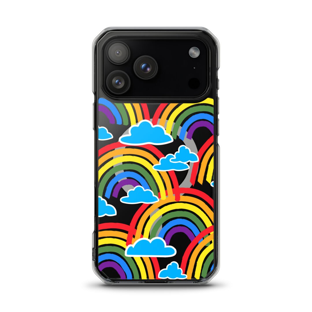 Rainbow + Cloud - Clear iPhone Case