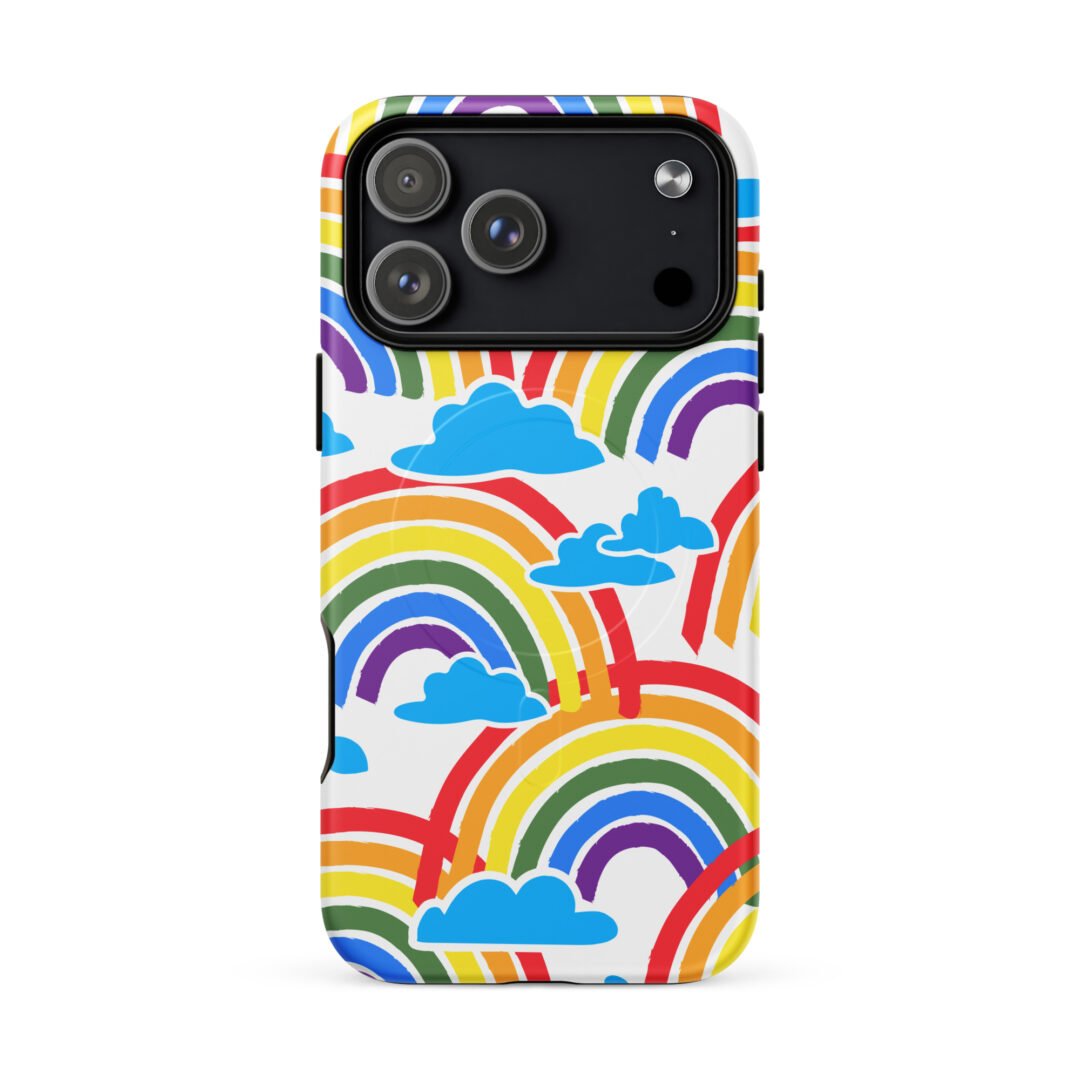 Rainbow + Cloud - Tough iPhone Case