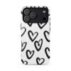 Black Ink Heart - Tough iPhone Case