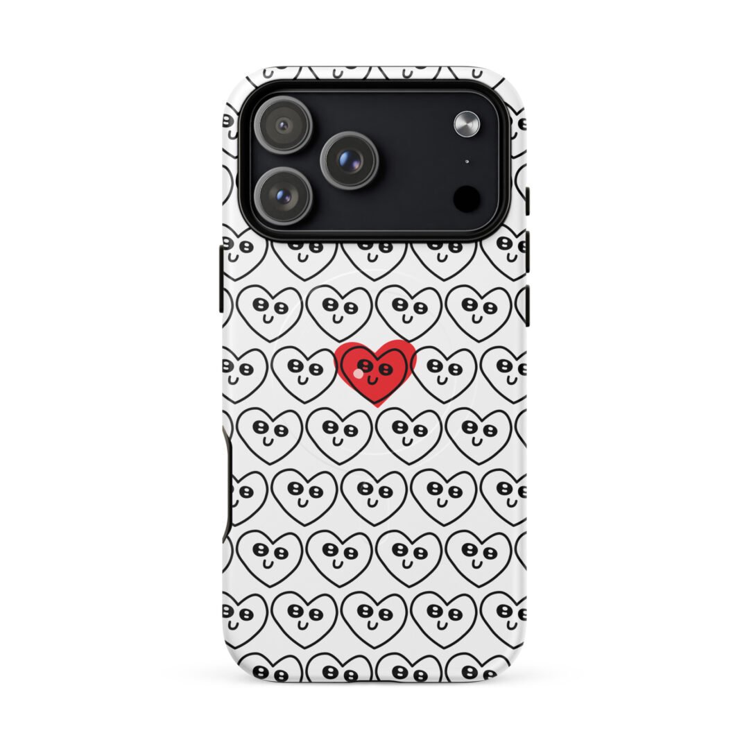 Single Red Heart - Tough iPhone Case