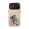 Man Riding a Bicycle - Tough iPhone Case